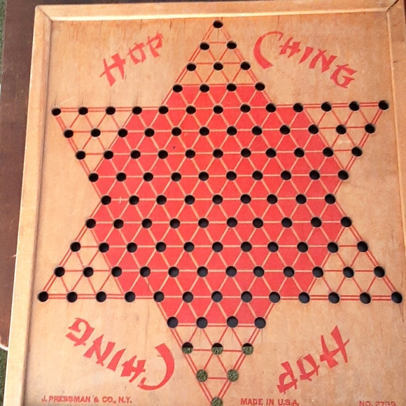 J. Pressman Other - Hop Ching Chinese Checkers Board Vintage J Pressma